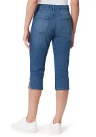 Petite Cropped Denim Capris