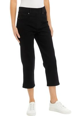 Women's Shape Effect Capri Pants with Slit