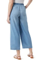 Women's Wide Leg Cropped Jeans