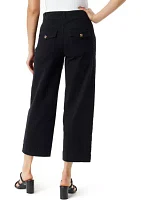 Women's Wide Leg Cropped Pants