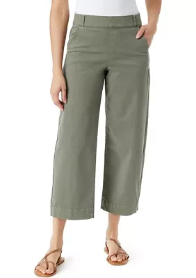 Women's Wide Leg Cropped Pants