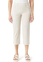 Women's Shape Effect Capri Pants with Slit