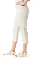 Women's Shape Effect Capri Pants with Slit