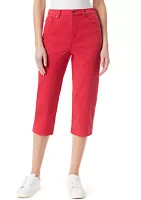 Women's Amanda Capri Pants with Slit Detail