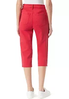 Women's Amanda Capri Pants with Slit Detail