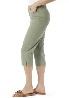 Women's Amanda Capri Pants with Side Slit