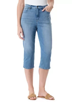 Women's Amanda Slit Capri Jeans