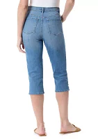 Women's Amanda Slit Capri Jeans