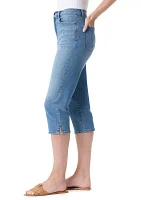 Women's Amanda Slit Capri Jeans