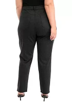 Plus Amanda Ponte Pants