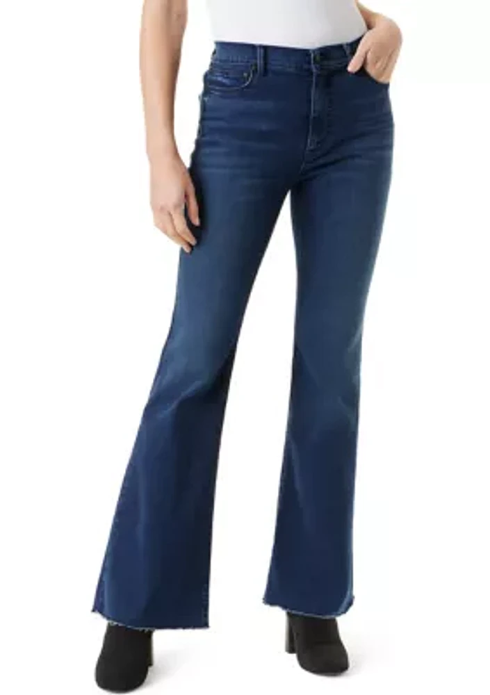 Women's Dakota Flare Jeans with Cut Hem