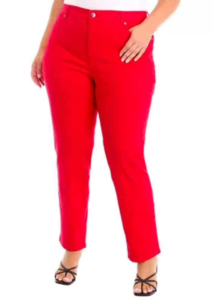 Plus Amanda Classic Color Jeans