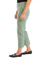 Women's Cargo Pants with Elastic Waistband