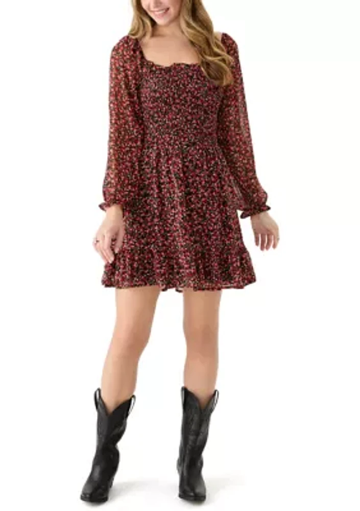 Women's Printed Mini Dress