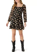 Women's Floral Printed Mini Dress