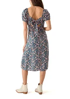 Women's Short Sleeve Midi Dress