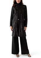 Women's Sequin Duster Cardigan