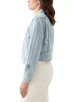 Women's Zip Up Denim Jacket