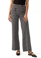 Women's Button Jacquard Pants