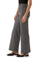 Women's Button Jacquard Pants