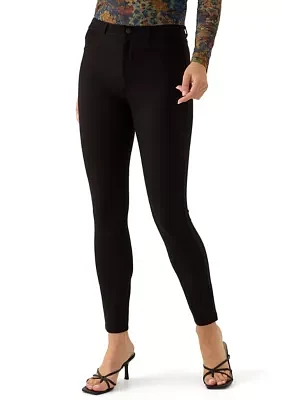 Women's Fly Front Ponte Pants