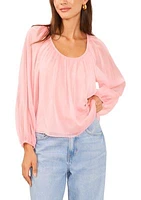 Women's Blouson Sleeve Blouse