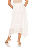 Women's Ruffle Hanky Hem Skirt