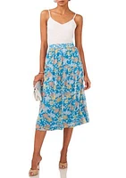 Women's Midi Skirt with Yoke Seam