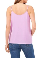 Women's Pintucked V-Neck Cami Top