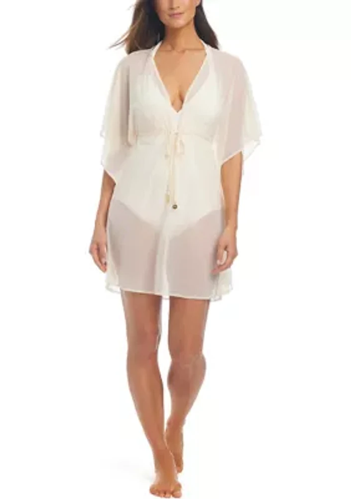 Be Transparent Mesh Swim Cover Up