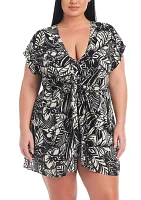 Plus Ciao Bella Short Dress Swim Cover Up