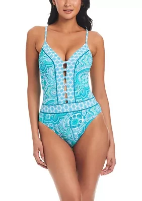 Coastal Cool Plunge Mio Swimsuit