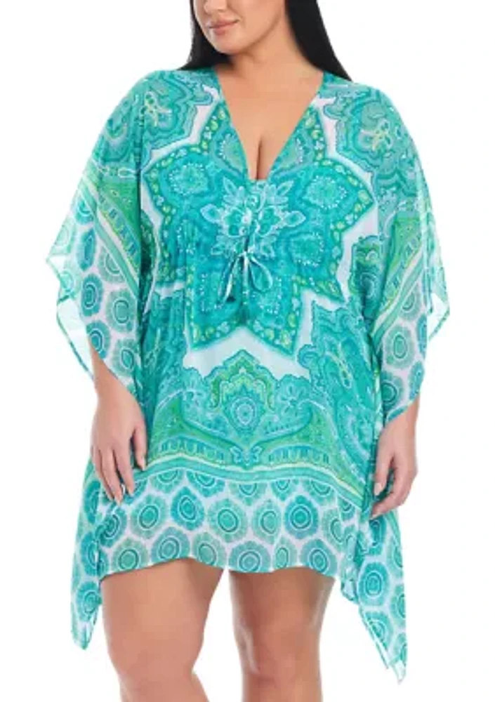 Coastal Cool Caftan Cover Up