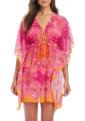 Desert Bloom Caftan Coverup