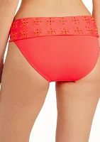 Eyes Wide Open Fold Over Hipster Swim Bottoms