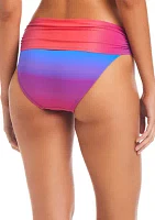 Heat of the Moment Sarong Hipster Swim Bottoms