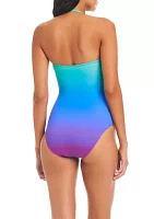 Heat of the Moment Twist Bandeau Mio One Piece Swimsuit