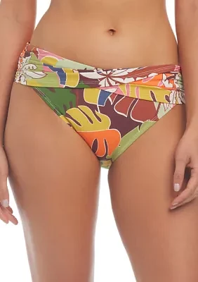 Island Life Sarong Hipster Swim Bottoms