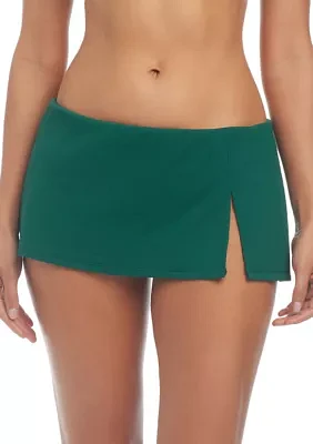 Pique Ole Skirted Hipster Swim Bottoms