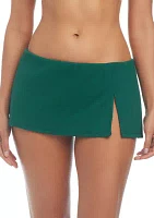 Pique Ole Skirted Hipster Swim Bottoms