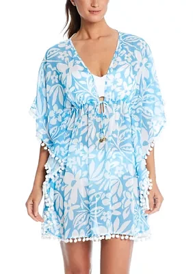 Sun Day Fun Chiffon Caftan Swim Cover Up