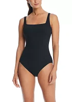 Walk The Line Square Neck Tank Mio Swimsuit