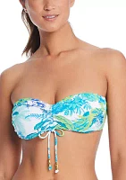 What's New Pussycat Shirred Bandeau Swim Top