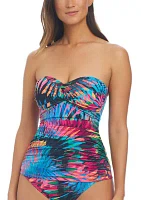 Wild Thing Draped Bandini Swim Top