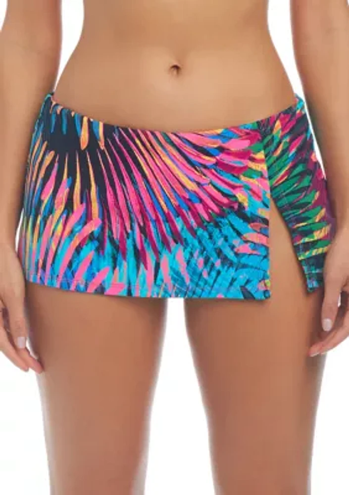 Wild Thing Skirted Hipster Swim Bottoms