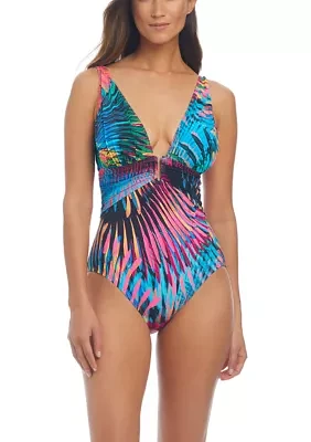 Wild Thing Plunge One Piece Swimsuit