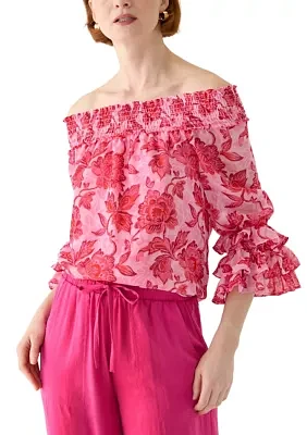 Petite Off the Shoulder Blouse