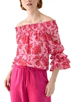Petite Off the Shoulder Blouse