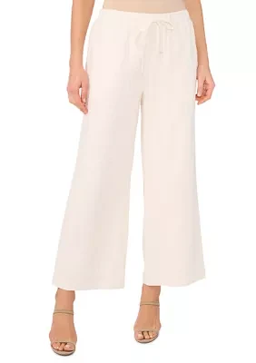 Petite Relaxed Fit Wide Leg Trousers