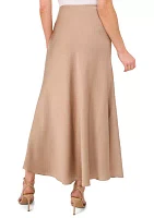 Women's Satin Midi Skirt